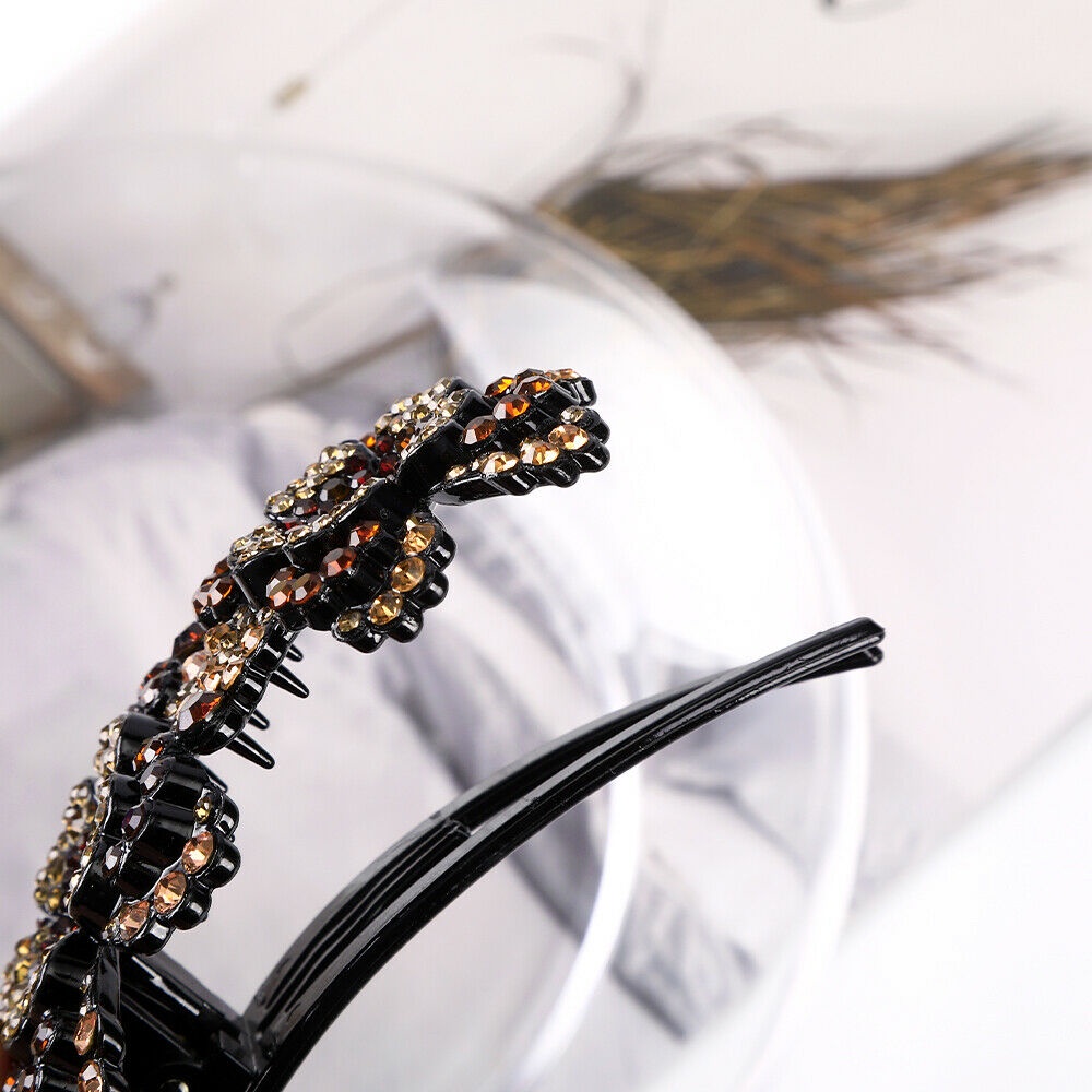 Kẹp tóc hình hoa đính đá thời trang thanh lịch cho nữ