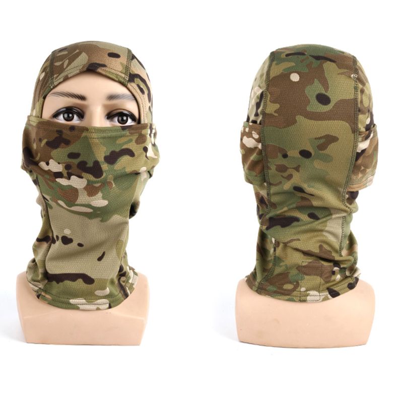 Mũ Bảo Hiểm Che Mặt Chống Nắng Toàn Diện Họa Tiết Rằn Ri Cá Tính