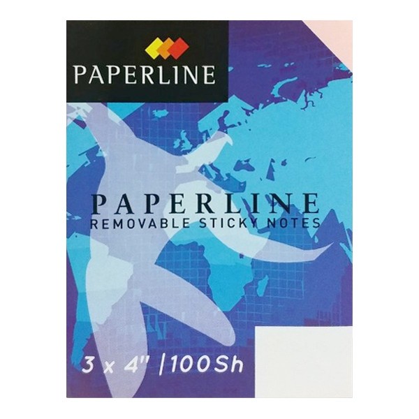 Giấy Note Cao Cấp Paperline (3X4) - Giấy Note Hồng Pastel