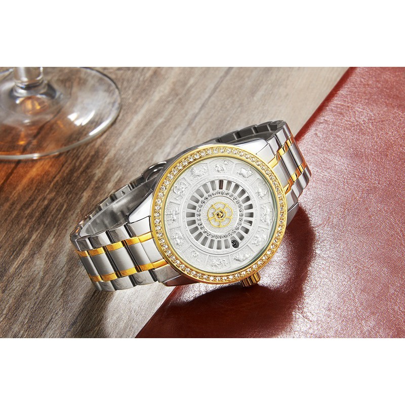 ĐỒNG HỒ NAM TEVISE 9055G, ĐỒNG HỒ 12 CON GIÁP, THIẾT KẾ CỔ ĐIỂN, CAO CẤP Bán lẻ giá sỉ