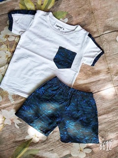 Set 3 bộ cộc tay bé trai