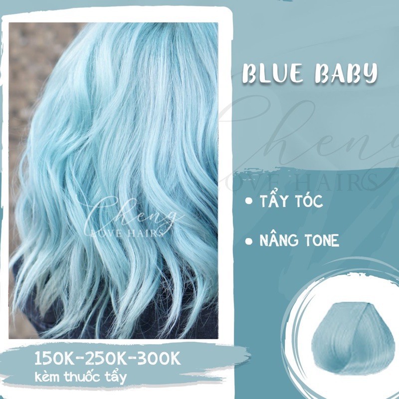 Thuốc nhuộm tóc BABY BLUE (đã bao gồm thuốc tẩy)