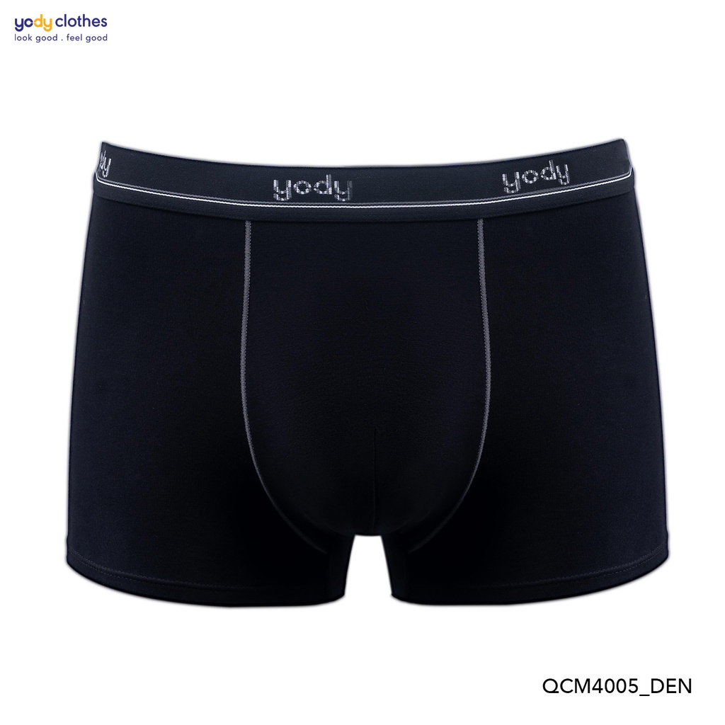 Combo 2 quần lót nam YODY boxer bo kẻ chất liệu bamboo an toàn QCM4005