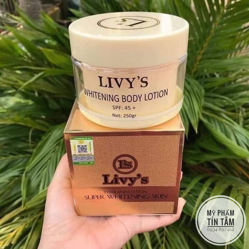 Kem Dưỡng Trắng Da Body LIVY'S Thái Lan Chính hãng (Livys)
