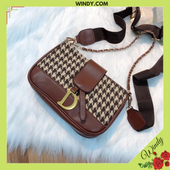Túi Xách Nữ Đeo Chéo Kẹp Nách Chữ D Chất Liệu Da Thổ Cẩm Thời Trang Hót 2022 Windy.com