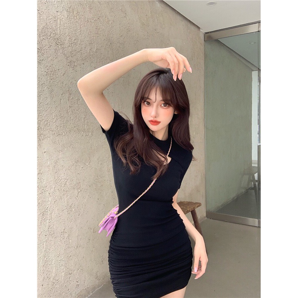 Váy ngắn body sexy khoét ngực