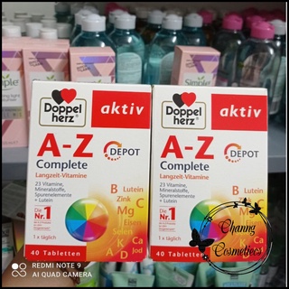Viên Uống Bổ Sung Vitamin, Khoáng Chất Tổng Hợp Giúp Tăng Cường Sức Khỏe Doppelherz Aktiv A-Z Depot Đức Hộp 30 Viên