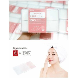 Hộp bông tẩy trang Miniso 1000 miếng Nhật Bản