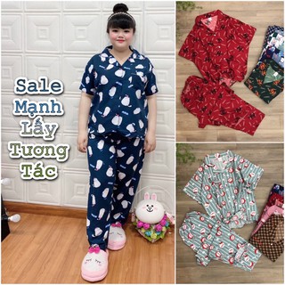 Đồ Bộ Pijama Bigsize - Tay ngắn quần dài