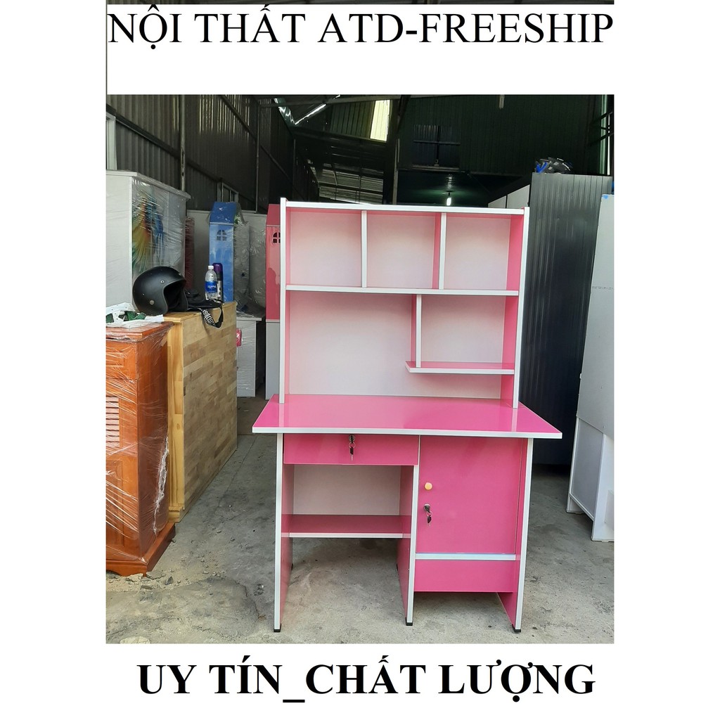 bàn học sinh cho bé trai. bé gái tặng kèm hình dán có ngăn và hộc tiện lợi freeship | BigBuy360 - bigbuy360.vn