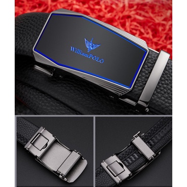Thắt lưng nam cao cấp da bò thương hiệu  WILLIAMPOLO - POLO20879-82