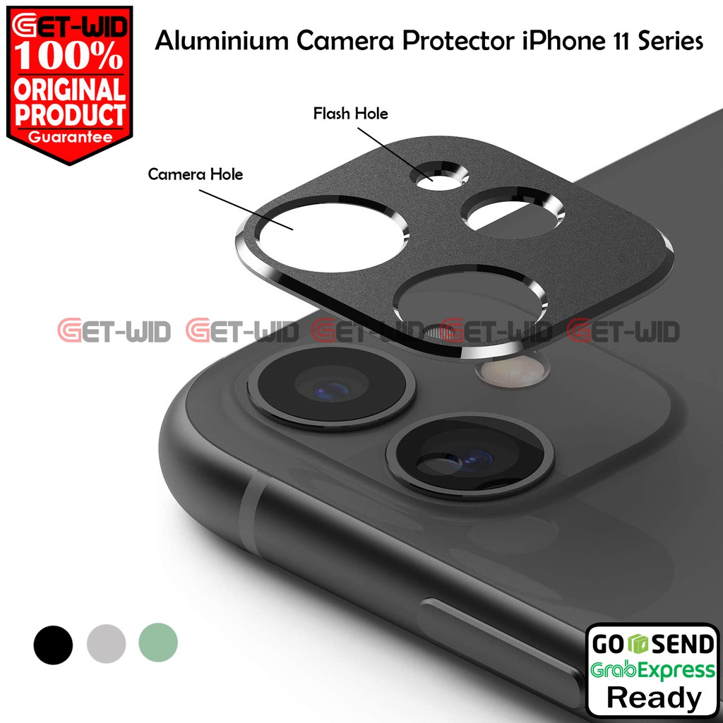 Ốp điện thoại mặt kính cường lực khung nhôm cho iPhone 11-11 Pro - 11 Pro Max