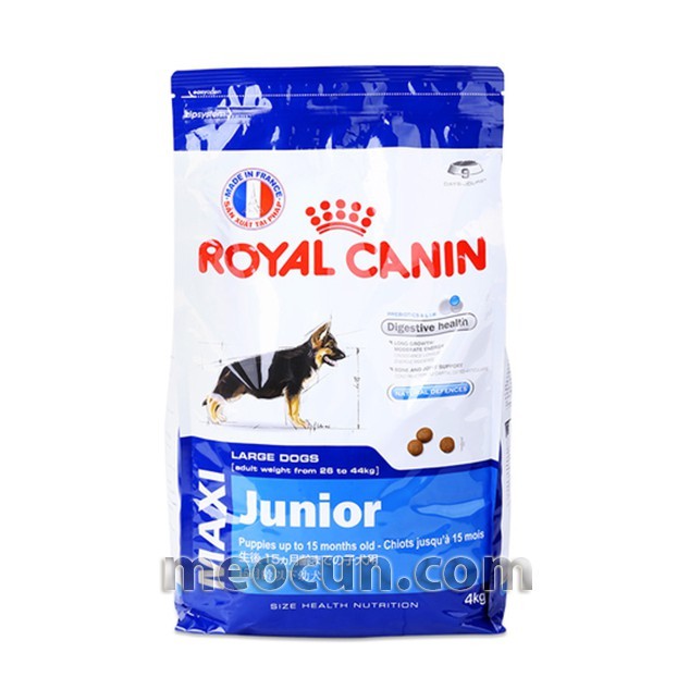 Thức ăn chó con giống lớn Royal Canin Maxi Junior - túi 4kg