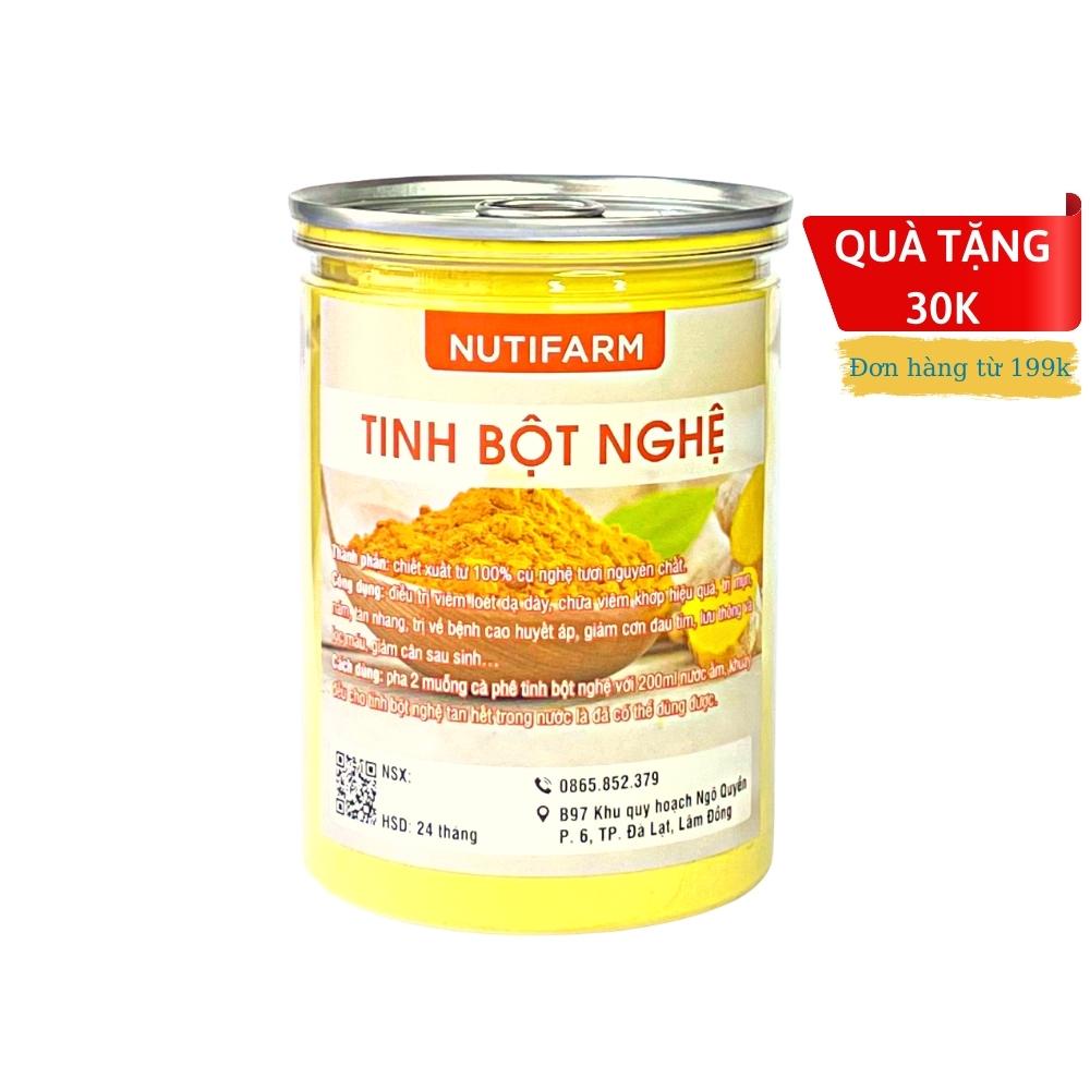 Tinh bột nghệ nguyên chất 300gr NutiFarm - đặc sản đà lạt