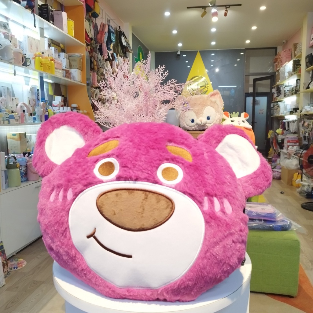 Gối Chăn Mền Gấu Lotso Tai Dâu Cao Cấp Mẫu Mới Hotrends 2023