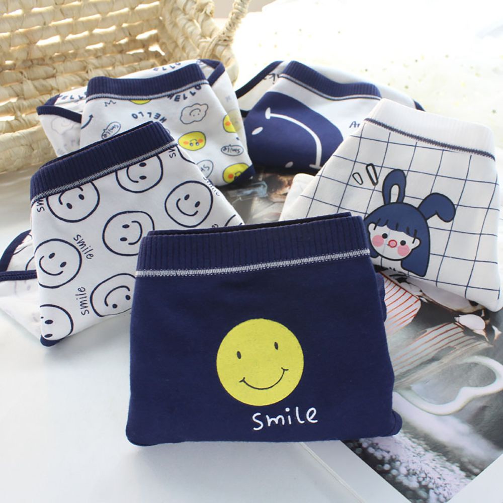 Quần lót họa tiết mặt cười dễ thương thoải mái cho nữ