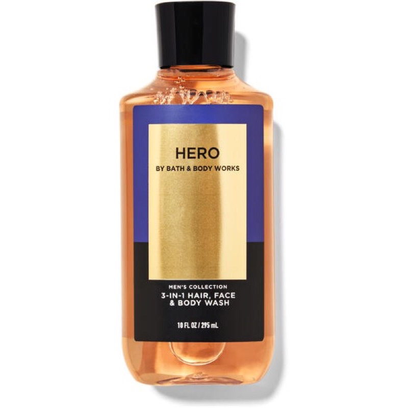 [Auth] SỮA TẮM GỘI RỬA MẶT 3 IN 1 BATH &amp; BODY WORKS 295ML CHO NAM - HERO