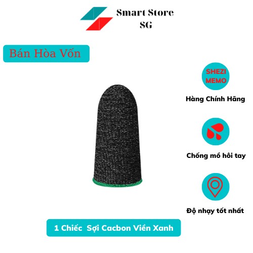Bao tay chơi game Memo Shezi sợi bạc thủy tinh cao cấp 2 ngón, Găng tay chơi game ff pubg chống mồ hôi ngón tay