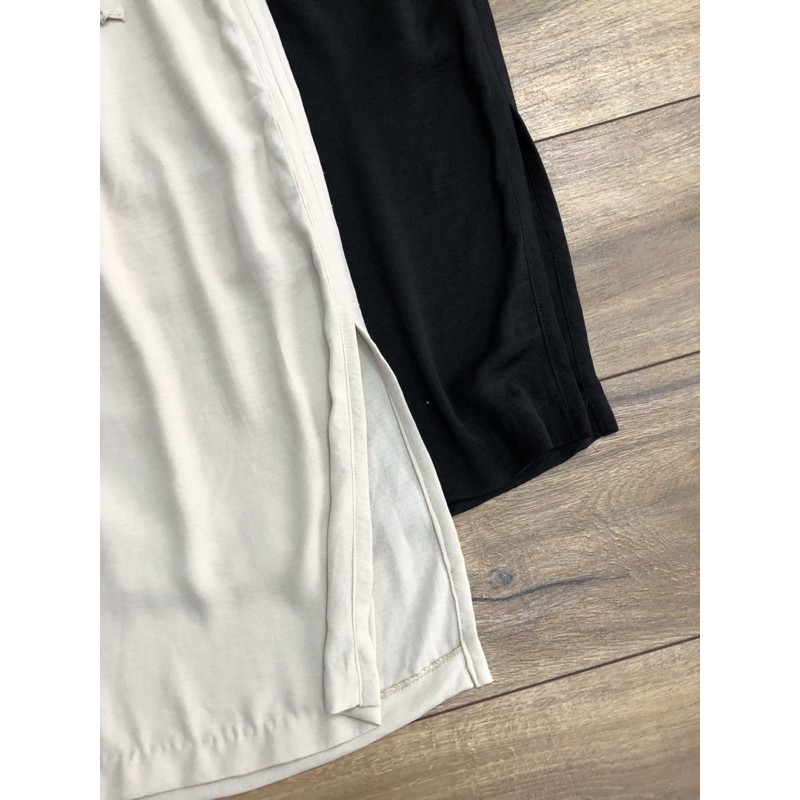 CHÂN VÁY MIDI MIXO LƯNG THUN | BigBuy360 - bigbuy360.vn