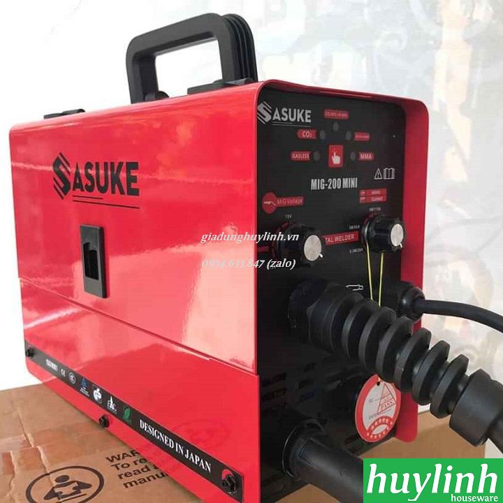 Freeship Máy hàn Sasuke MIG 200 mini - 3 chức năng - Tặng kèm 1 cuộn dây 1kg