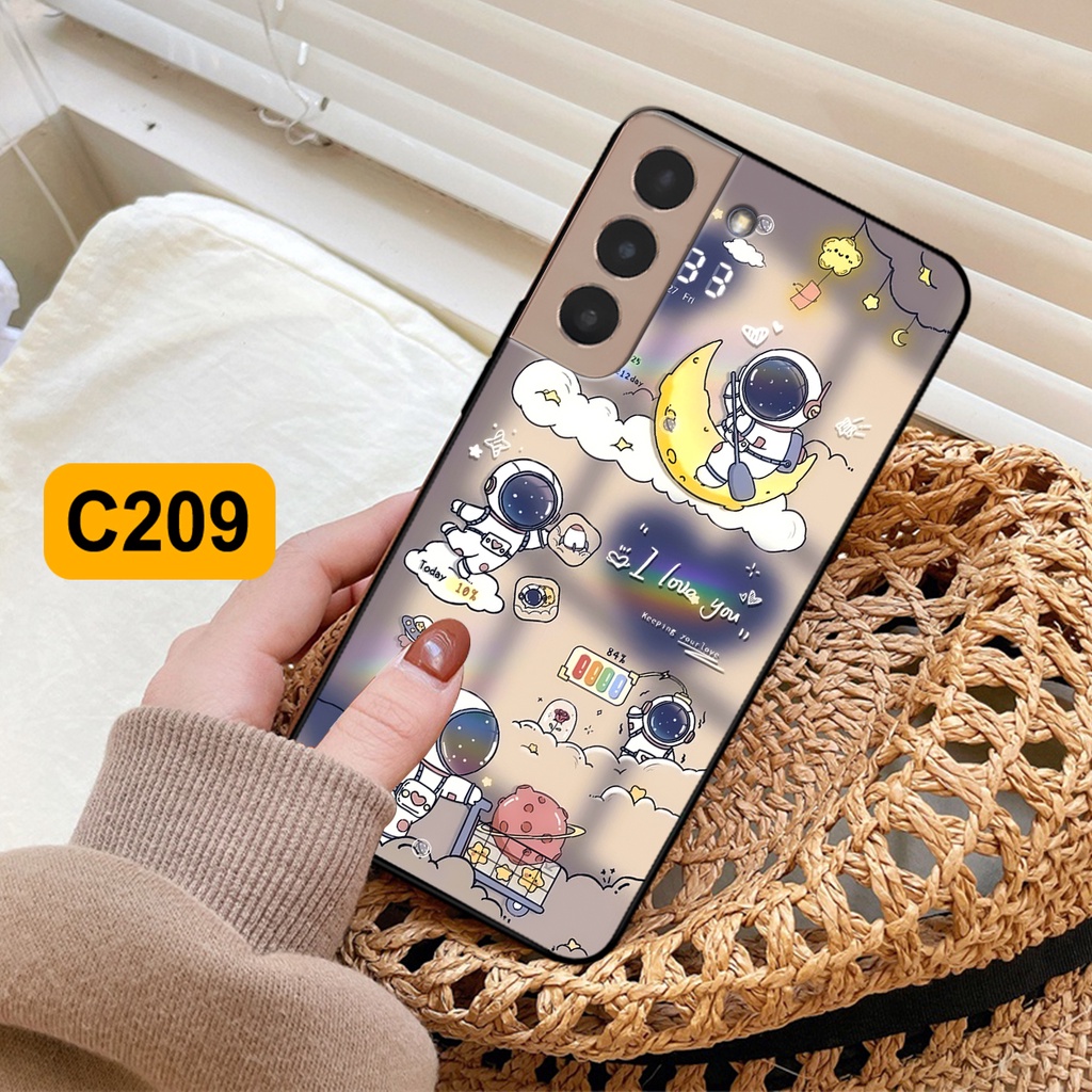 Ốp lưng Samsung S21 - S21 FE - S21 Plus - S21+ / S21 Ultra hình gấu, vũ trụ ngân hà chibi. ốp chống sốc bền đẹp