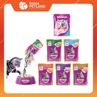 Pate whiskas cho mèo lớn gói 85gr đủ vị