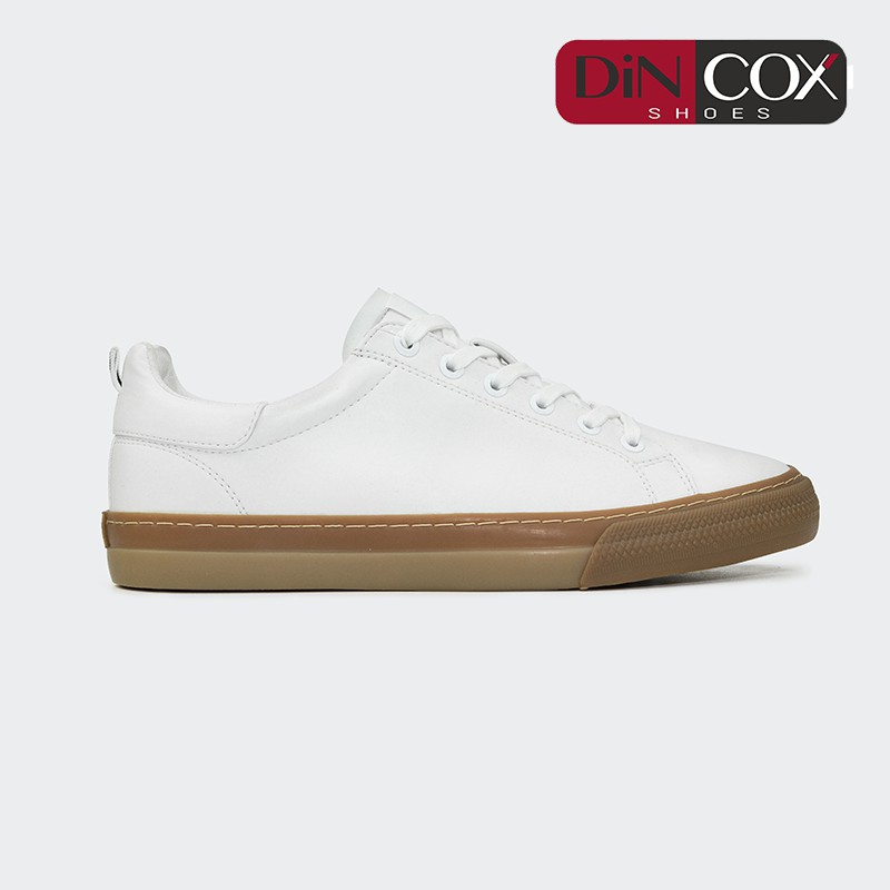 Giày Sneaker Da Nam DINCOX D10 Thời Trang Nổi Bật White