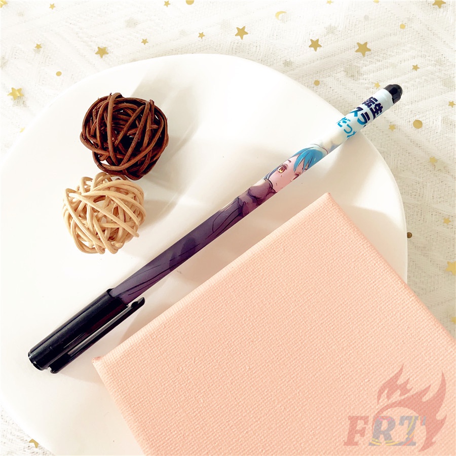 ✿ 1 Cái Thời Gian Đó Tôi Đã Được Phục Hồi Như Bút Slime Q-1 ✿ Bút Mực Gel Họa Tiết Hoạt Hình Rimuru Tempest Cho Văn Phòng Trường Học