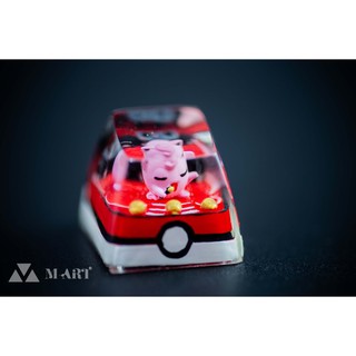 Keycap - Nút Bàn Phím Gaming - Nút Bàn Phím Cơ Ca Sĩ Màu Hồng ( Phím R4 ) - Pokemon - KC012
