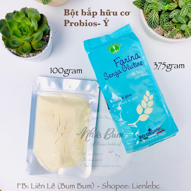 Bột Bắp Hữu Cơ 375g ProBios- Bột ngô hữu cơ