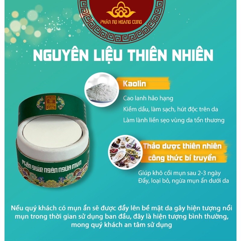 Phấn Ngừa Mụn Phấn Nụ Hoàng Cung 25g