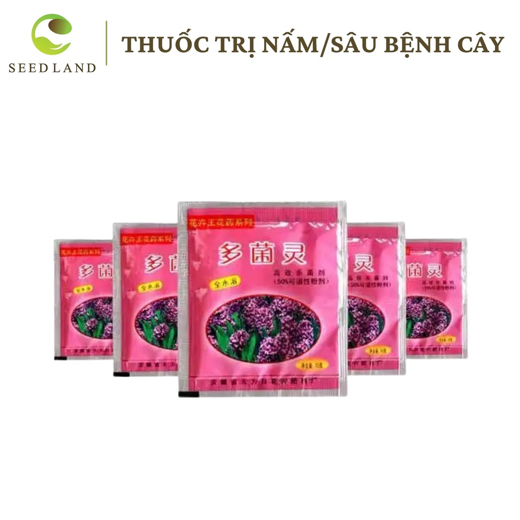 Bột trị nấm và kháng chữa bệnh cho cây trồng 10gr - Seed Land