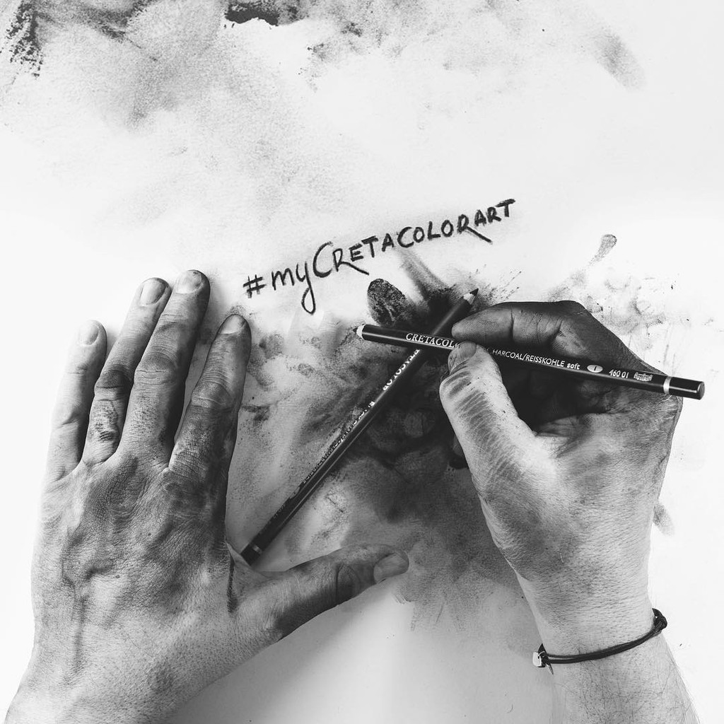 [ TÂM TÂM ]-Chì than Cretacolor, Charcoal Cretacolor-