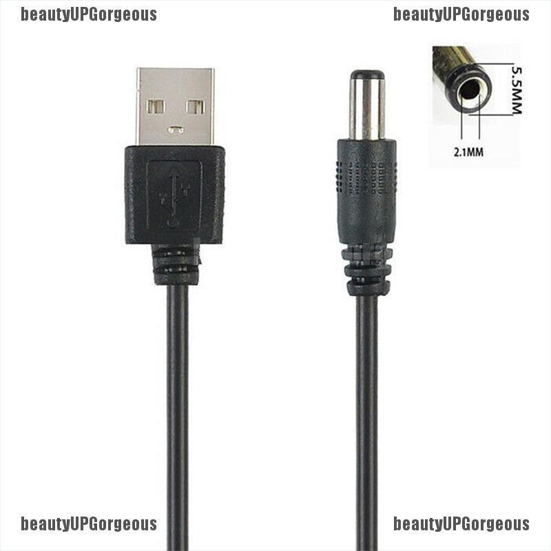 Dây cáp kết nối cổng USB sang Mm 5V DC màu đen