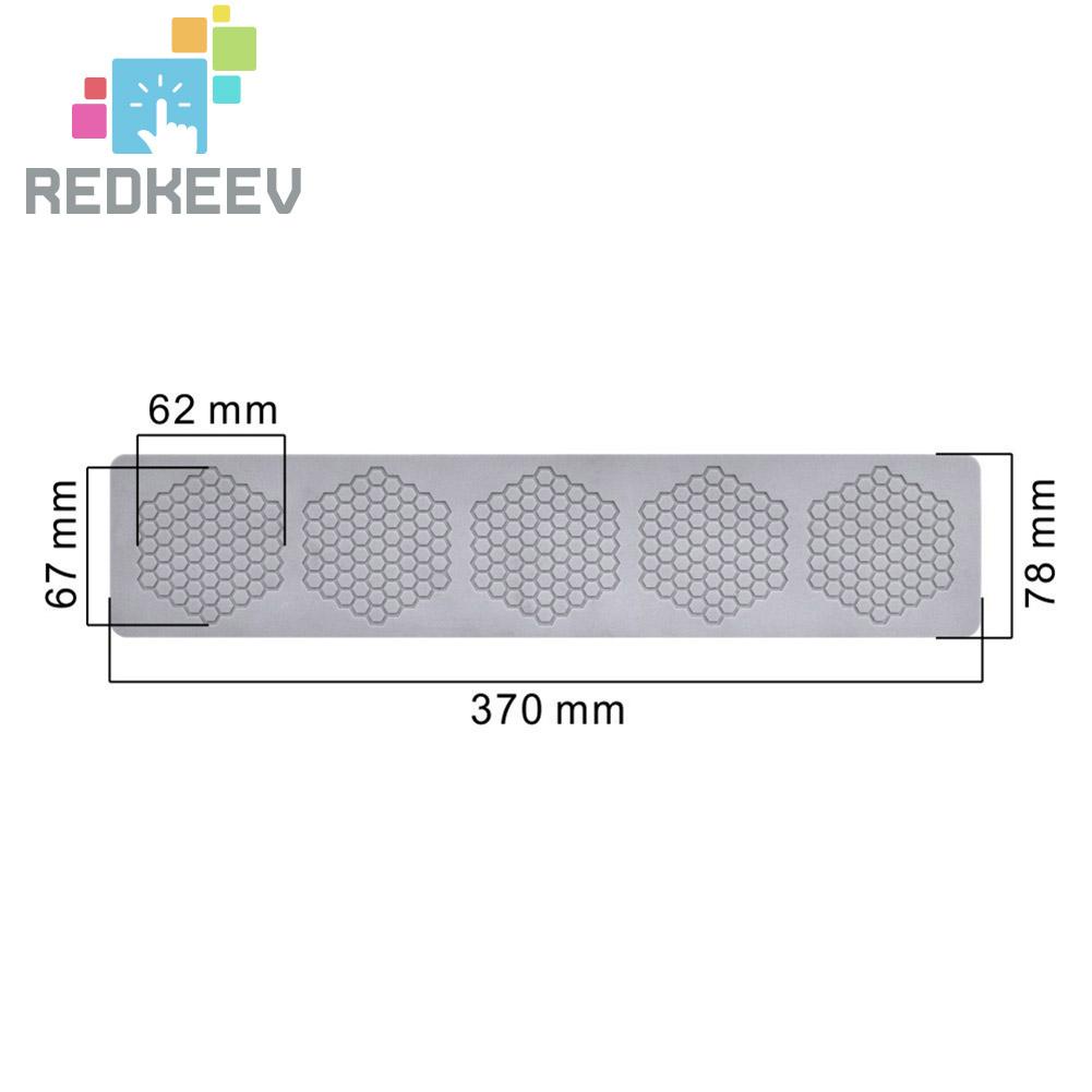 Khuôn Silicone Làm Bánh Tạo Hình Tổ Ong Đẹp Mắt Tiện Dụng