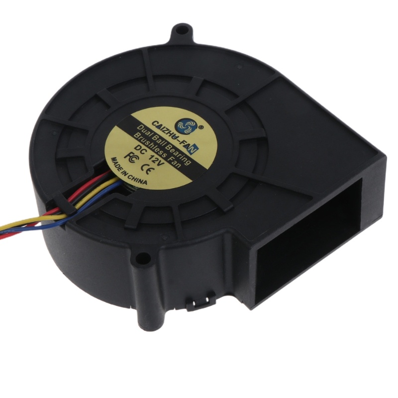 Quạt Thổi Gió Không Chổi Than 97mm 12V 3A 4 Line 4 Pin Tốc Độ Cao