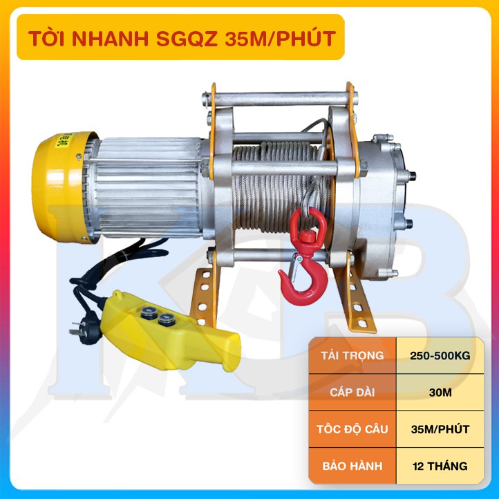 Máy tời điện SGQZ loại nhanh