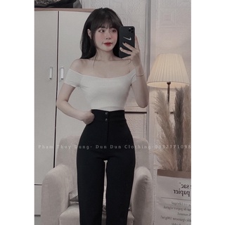 [ quần tây lưng cao hack dáng]