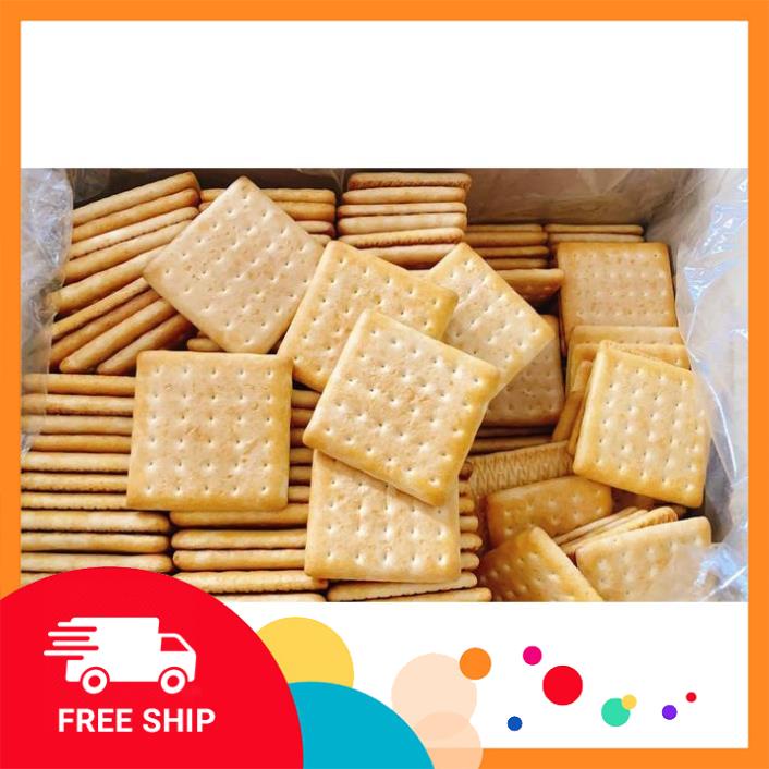BÁNH QUY LẠT VUÔNG MẶN KHÔNG ĐƯỜNG - DÙNG LÀM BÁNH QUY HÀNH 100G / 250G / 500G