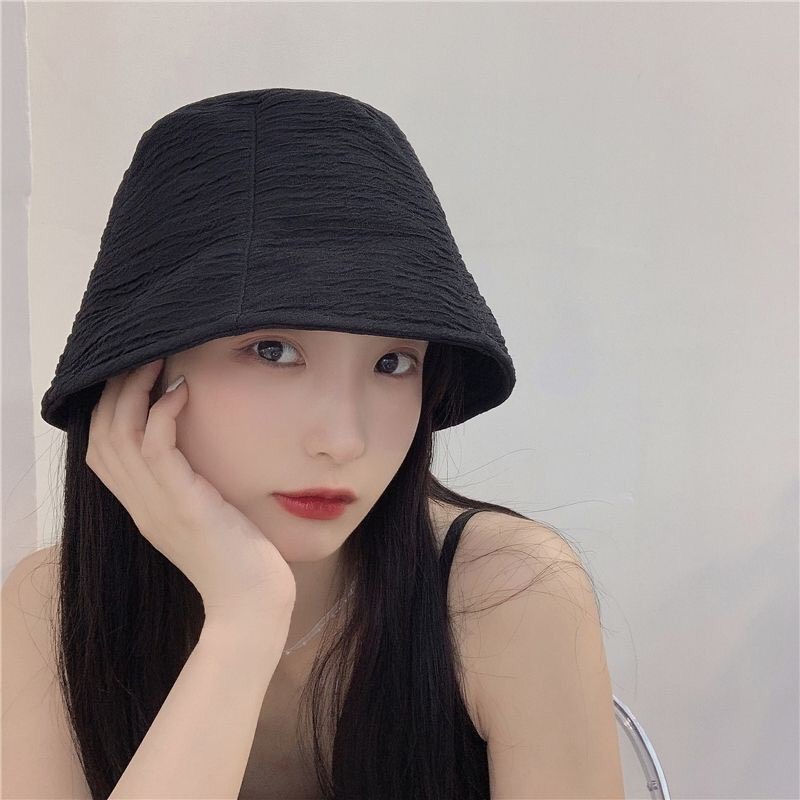 Nón bucket cao cấp 100% Cotton siêu nhẹ Mũ Bucket Nữ Trơn Vành Tròn, Nón Nữ Trơn Vành Cụp Thời Trang Hàn Quốc