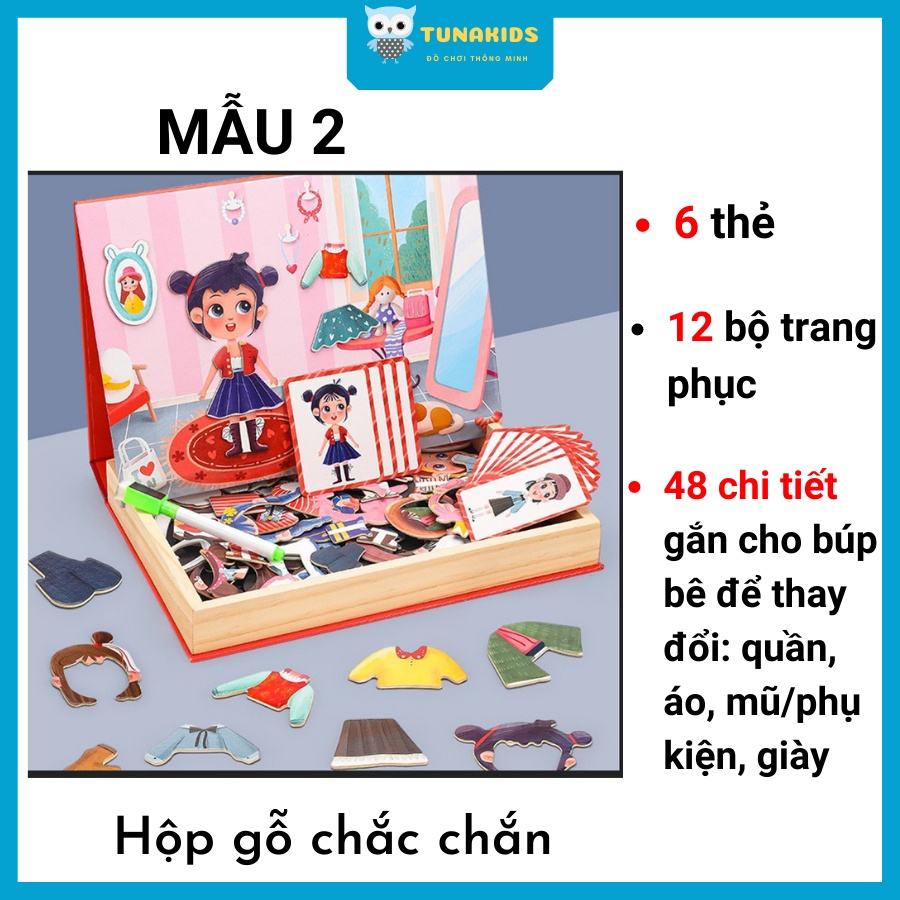 Đồ chơi bé gái hình dán công chúa ghép hình sáng tạo thiết kế trang phục quần áo thời trang cho búp bê 3 4 5 6 tuổi