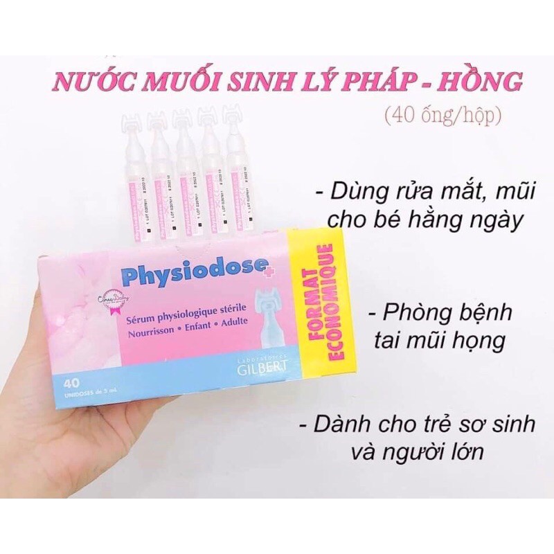 Nước Muối Sinh Lý Pháp PHYSIODOSE