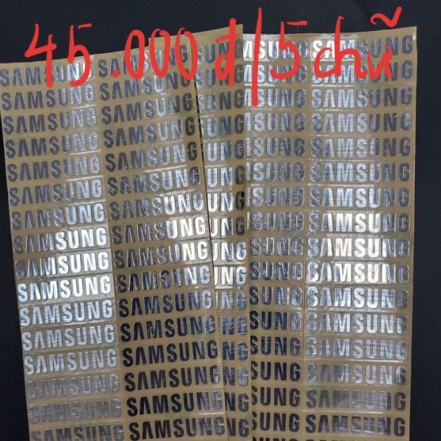 Logo chữ samsung