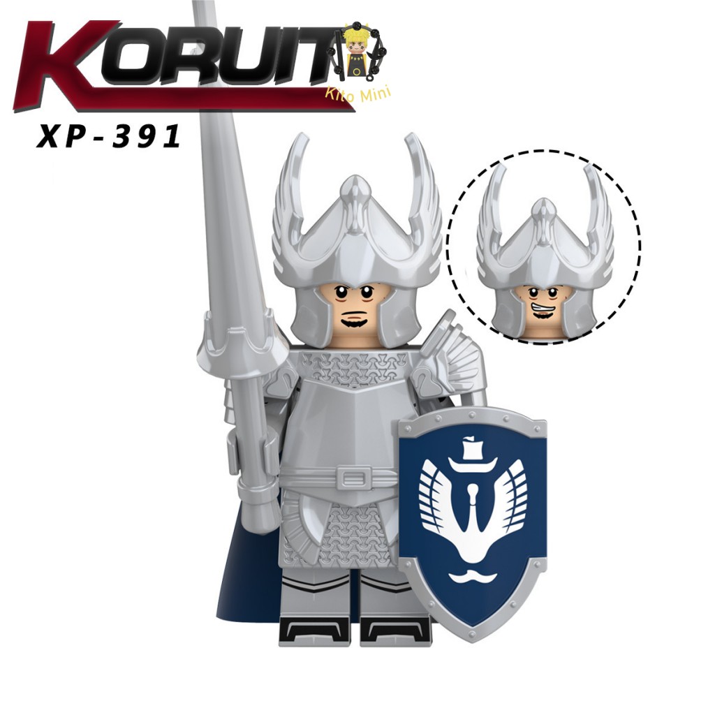Minifigures Lắp Ráp Mô Hình Nhân Vật Phim Truyện Lính Trung Cổ Lord Of The Rings Koruit KT1051
