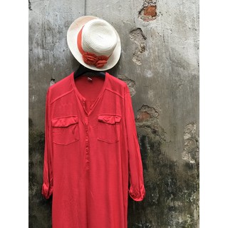 [Mã SKAMLTSM9 giảm 10% đơn 99K] Sơ mi váy cotton lụa