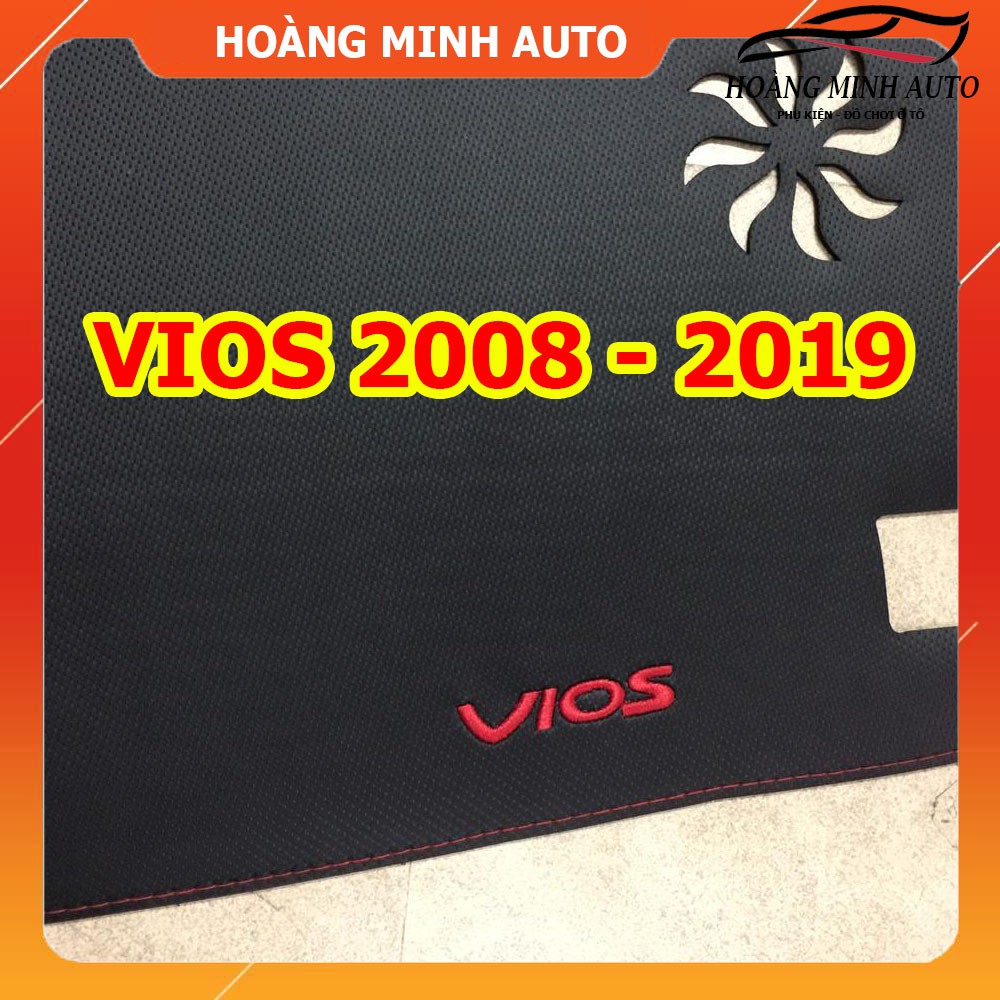 Thảm taplo Vios 2008-2020 da Cacbon chống nóng, chống chói - Giá tại xưởng