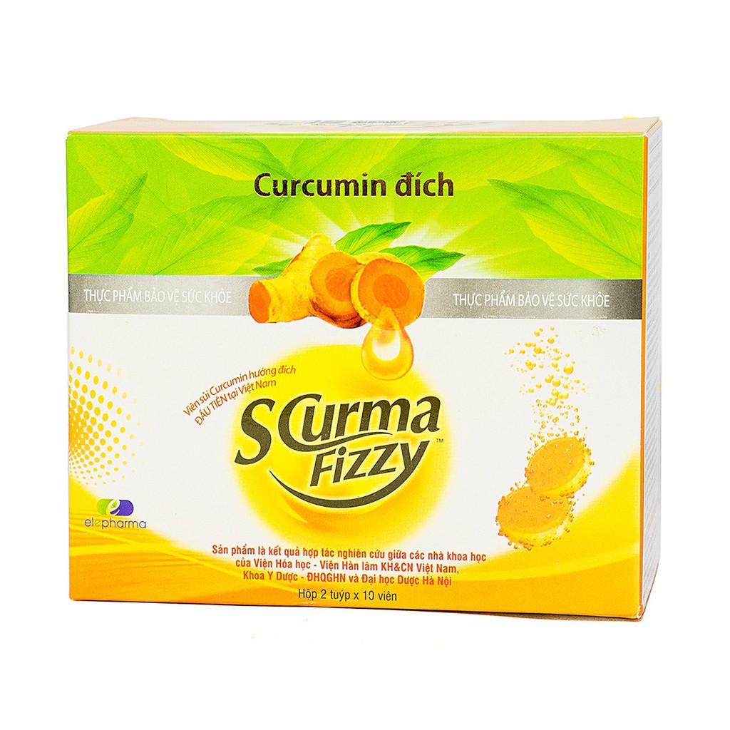 Viên sủi hỗ trợ điều trị viêm loét dạ dày Scurma Fizzy