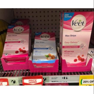 [Order Úc] Miếng dán tẩy lông body, mặt, nách Veet Wax