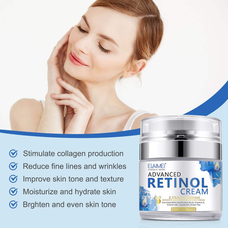 Kem Dưỡng Da Mặt YOUYO ELAIMEI Chứa Retinol Hoạt Tính Dưỡng Ẩm Chống Nếp Nhăn Làm Săn Chắc Tông Màu Da
