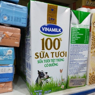 Sữa tươi vinamilk 1 lít các loại